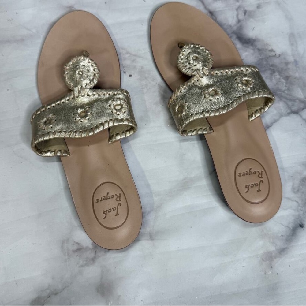 Jack Rogers Women's Gold Sandals